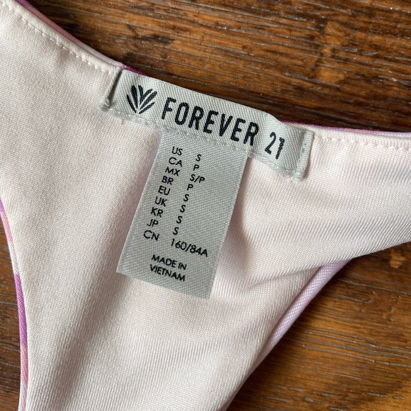 Forever 21 Pink and Purple Sports Bra - Picture 2 of 4